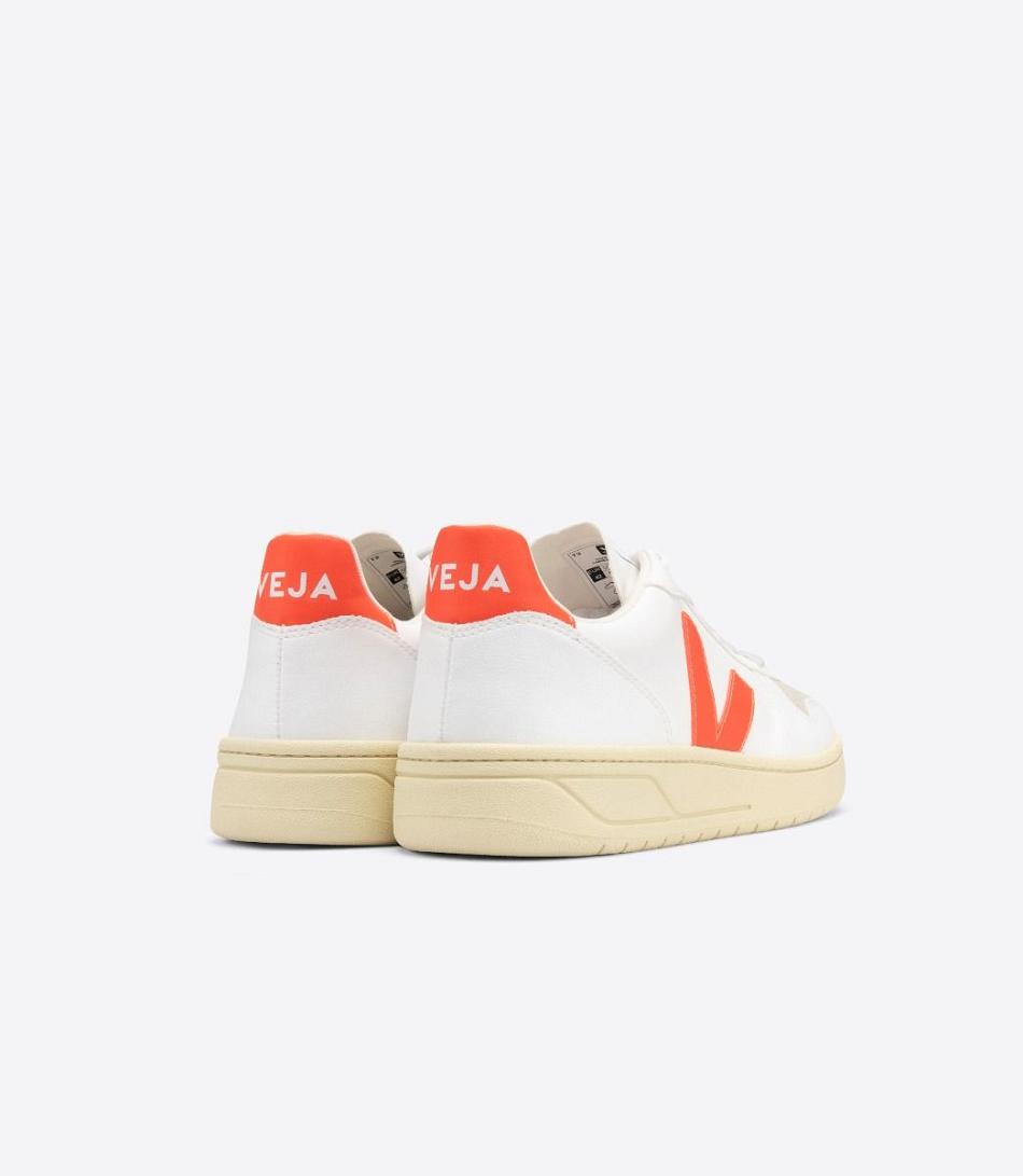 Veja Cwl Fluo V-10 Herre Hvite Oransje | NOCVG16504