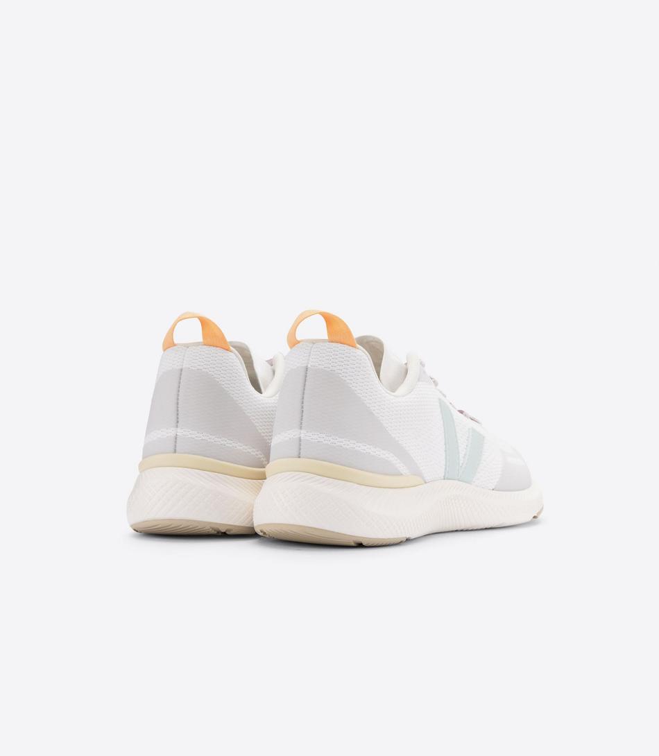 Veja Engineered-mesh Eggshell Menthol Impala Dame Hvite | ANOWC47816