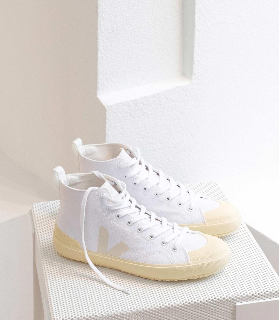 Veja Nova Ht Canvas Butter Sole Adults Outlet Hvite | ANODF72103