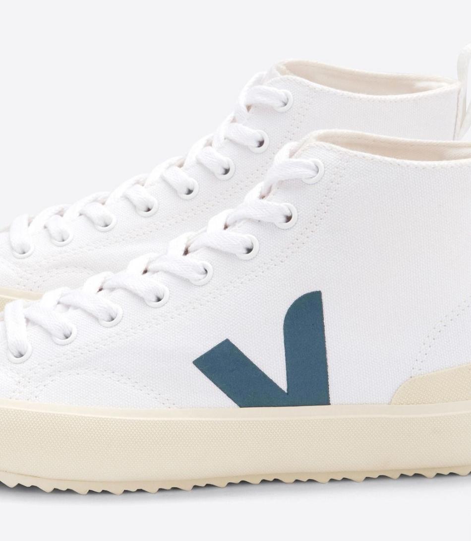 Veja Nova Ht Canvas California Adults Outlet Hvite | NOIIZ22641