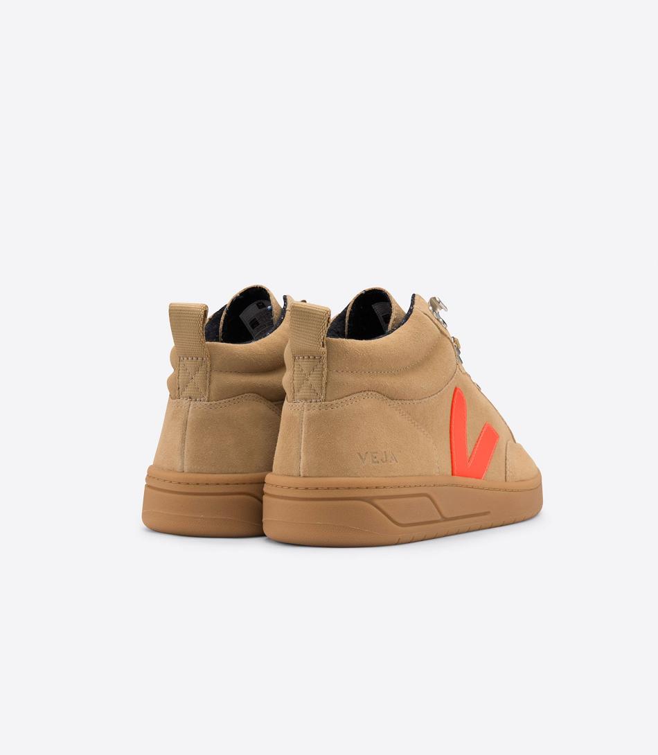 Veja Roraima Bastille Semsket Skinn Desert Adults Outlet Oransje | ANOWC44379