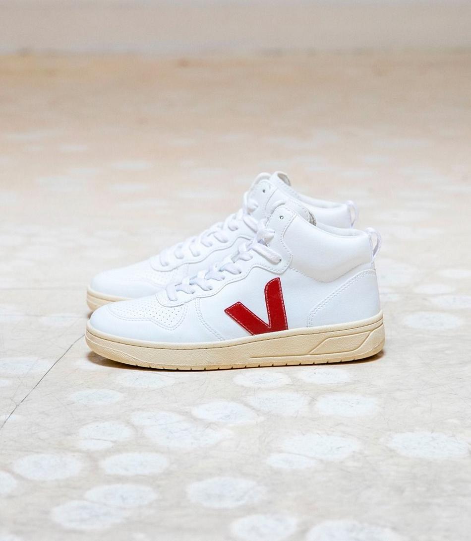 Veja V-15 Cwl Rouille Butter Sole Adults Outlet Hvite | LNOSX69753