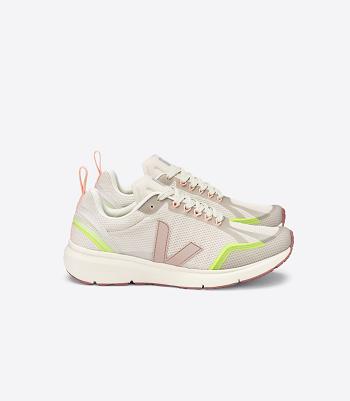 Veja Condor 2 Alveomesh Natural Babe Jaune Fluo Adults Vegan Beige | BNOSD23927