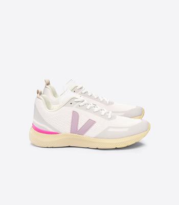 Veja Impala Engineered-mesh Glaze Parme Adults Vegan Hvite | DNOKV44725