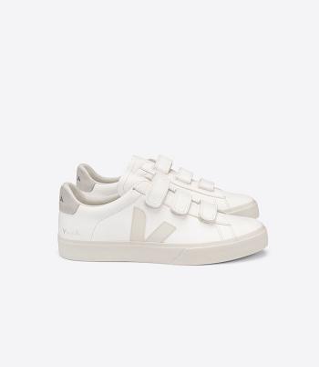 Veja Recife Chromefree Lær Pierre Natural Adults Outlet Hvite Beige | ANODF49025