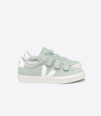 Veja Recife Nubuck Matcha Adults Outlet Hvite | NOXMI85689