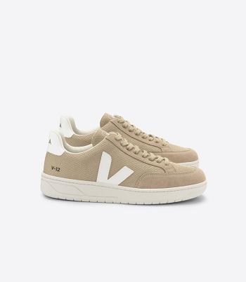 Veja V-12 Veganske Alveomesh Dune Adults Vegan Hvite | NOEGJ49650