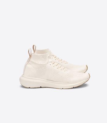 Veja V-knit Rick Owens Mid Butter Adults Outlet Hvite | NOJBT52500